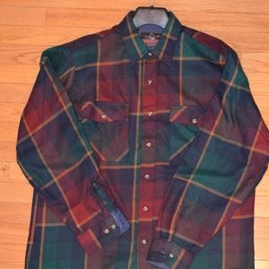 Backpacker Sportswear Plaid Shirt L